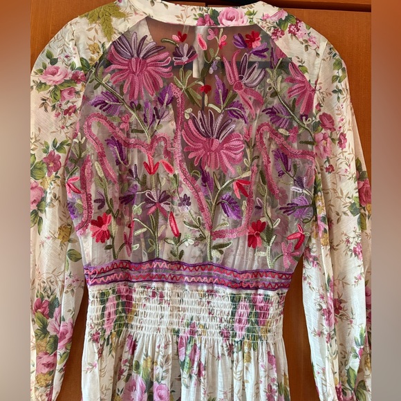 Aratta Floral and Embroidered Maxi Dress - Picture 4 of 6